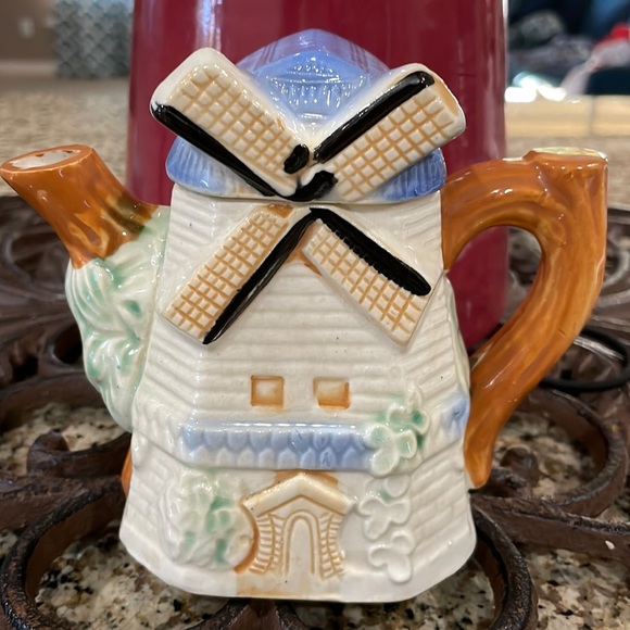 Kitchen Vintage Made In Japan Windmill Teapot Poshmark